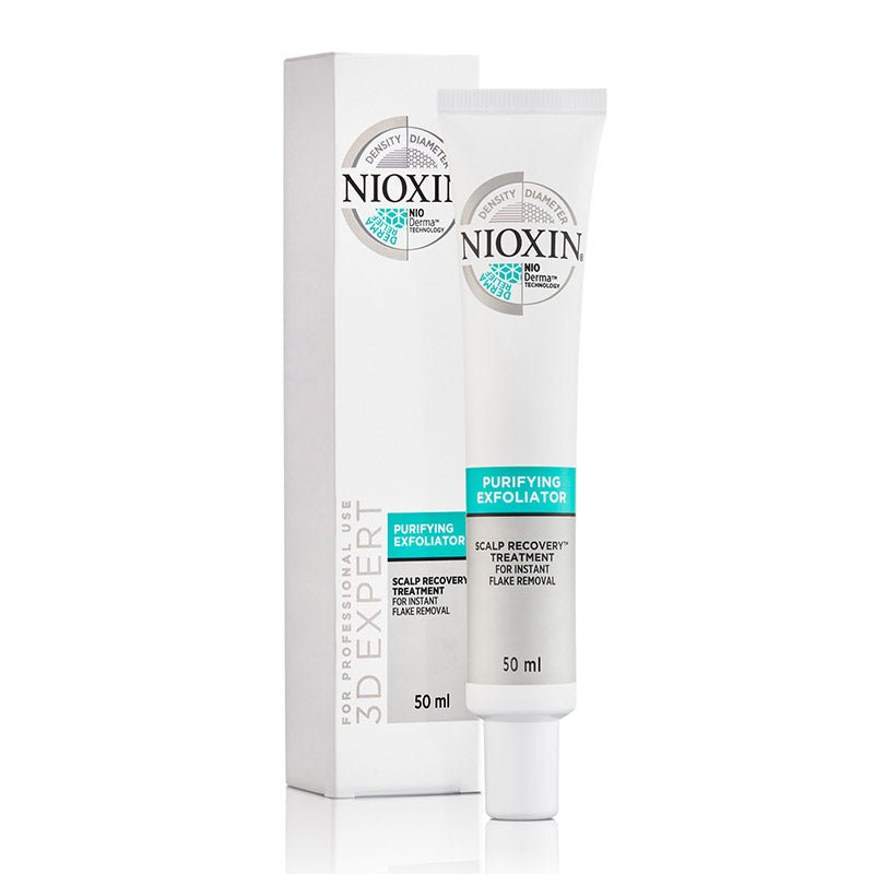 Nioxin | Scalp | Recovery | Purifying | Exfoliator | professional grade | anti-dandruff | cleanses | soothes | flake-free | dermatologically tested | treatment | reduces flaking | scalp irritation | nourishing 
