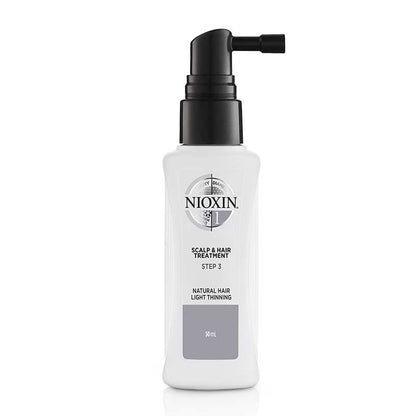 Nioxin | System 1 | Scalp & Hair | Treatment | leave in | three-step | hair revival | amplifies | hair texture | volume | healthier | Professional | quality | fuller | amplified 