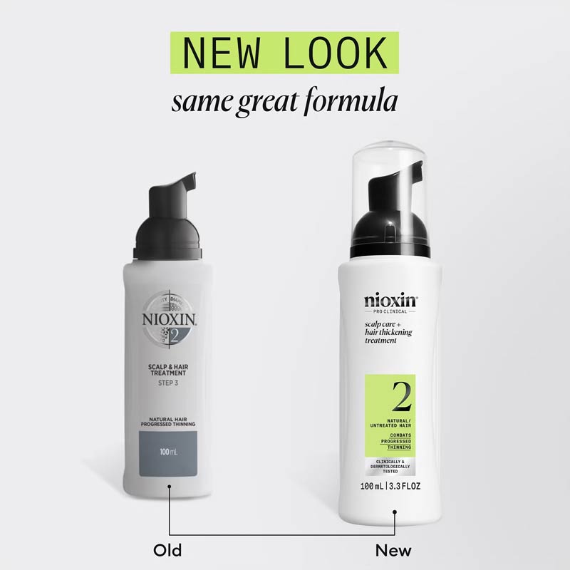 Nioxin System 2 Scalp & Hair Treatment New Packaging