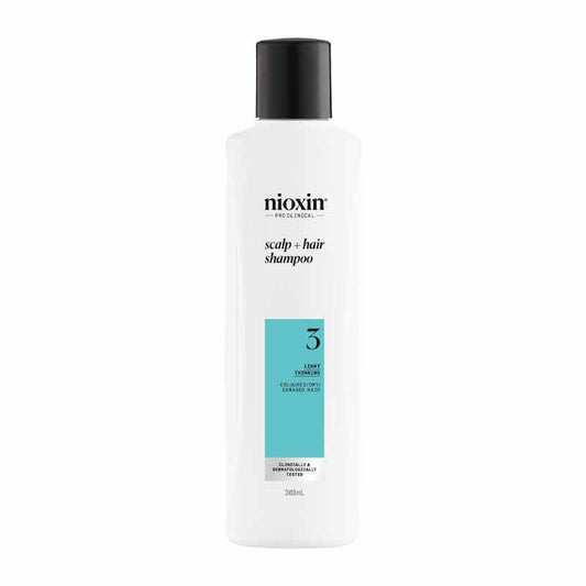Nioxin System 3 Shampoo, shampoo for coloured hair, thinning hair, haircare for thin coloured hair