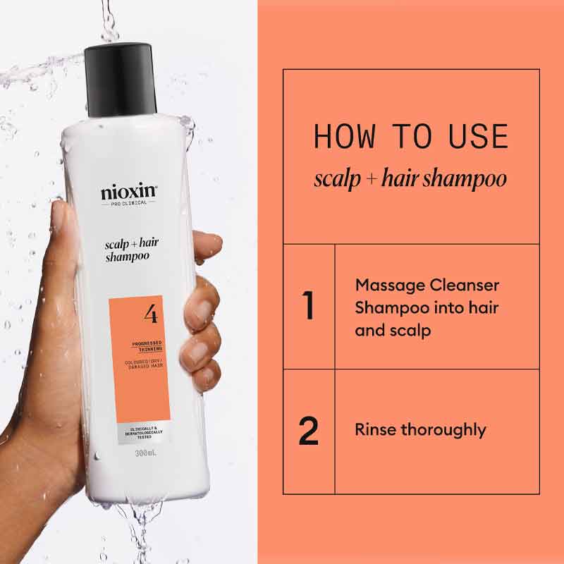 Nioxin System 4 Cleanser Shampoo, 