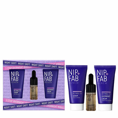 Nip + Fab Night Shift 3 Step Overnight Miracle Gift Set