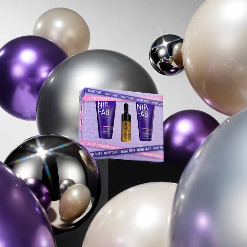 Nip + Fab Night Shift 3 Step Overnight Miracle Gift Set