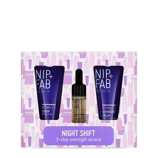 Nip + Fab Night Shift Trio Retinol Fix Gift Set product image white background