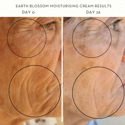 Nunaia, Nunaia Earth Blossom Moisture Cream before and after, face cream for fine lines & wrinkles