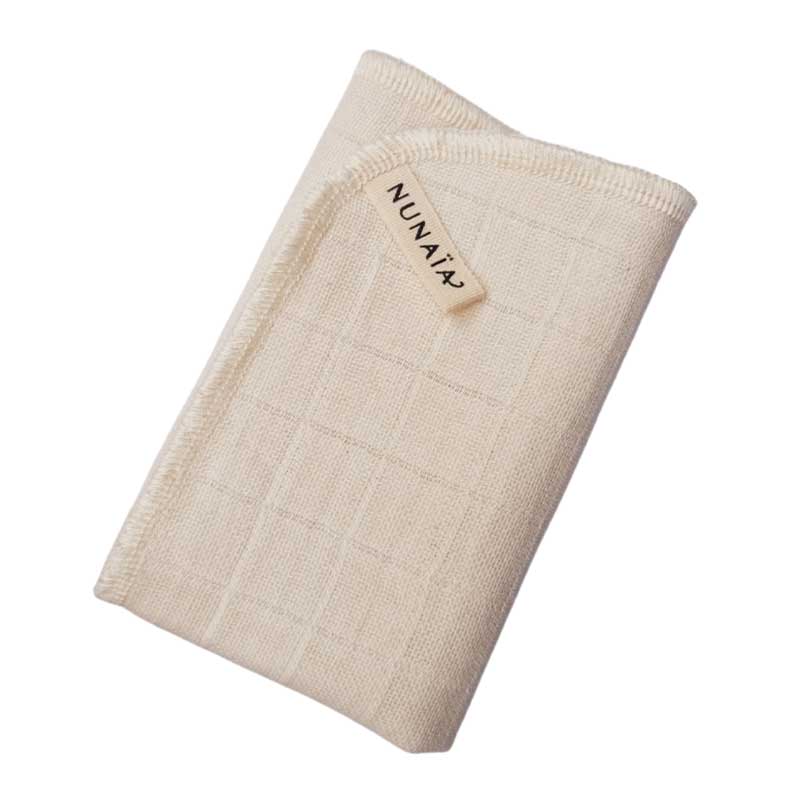 Nunaia Facial Cleansing Cloth, makeup removal cloth, muslin face cloth
