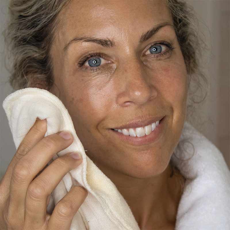 Nunaia Facial Cleansing Cloth, makeup remover, face cloth, cotton face cloth, makeup removing cloth