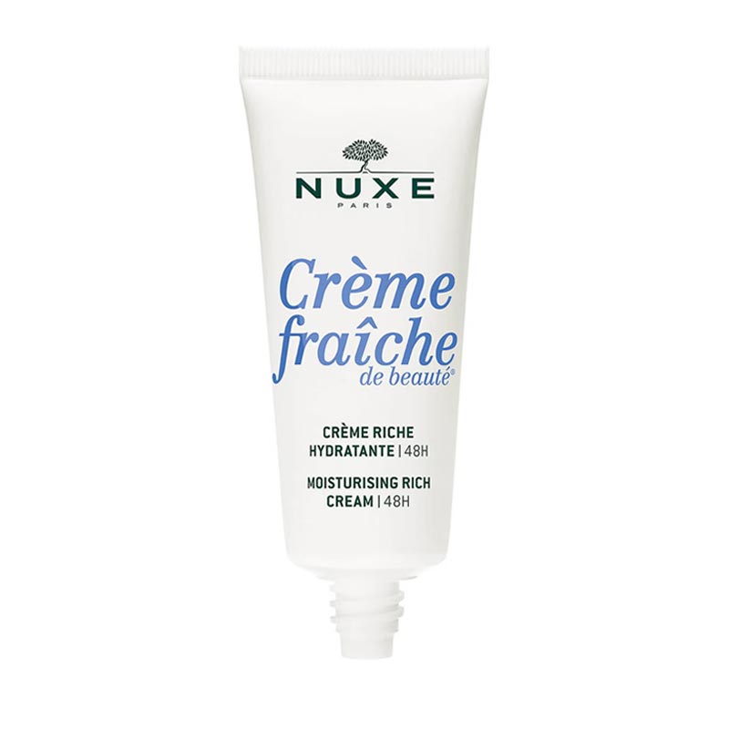 NUXE Creme Fraiche de Beaute Moisturising Rich Cream | Buttery formula | Enriched with Plant Milk, Sweet Almond Oil & Botanical Butters