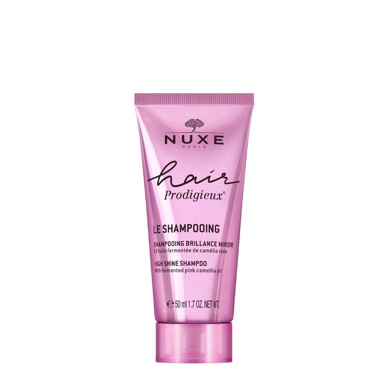 NUXE | Hair Prodigieux High Shine Shampoo | haircare for shiny hair | hydrating shampoo | travel sized shampoo