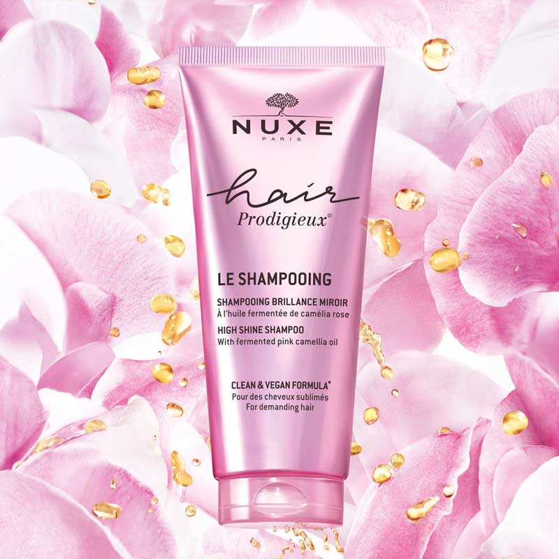NUXE Hair Prodigieux High Shine Shampoo | shampoo for shiny hair | haircare for dull hair | 