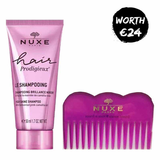 NUXE Hair Prodigieux High Shine Shampoo + FREE NUXE Hair Comb