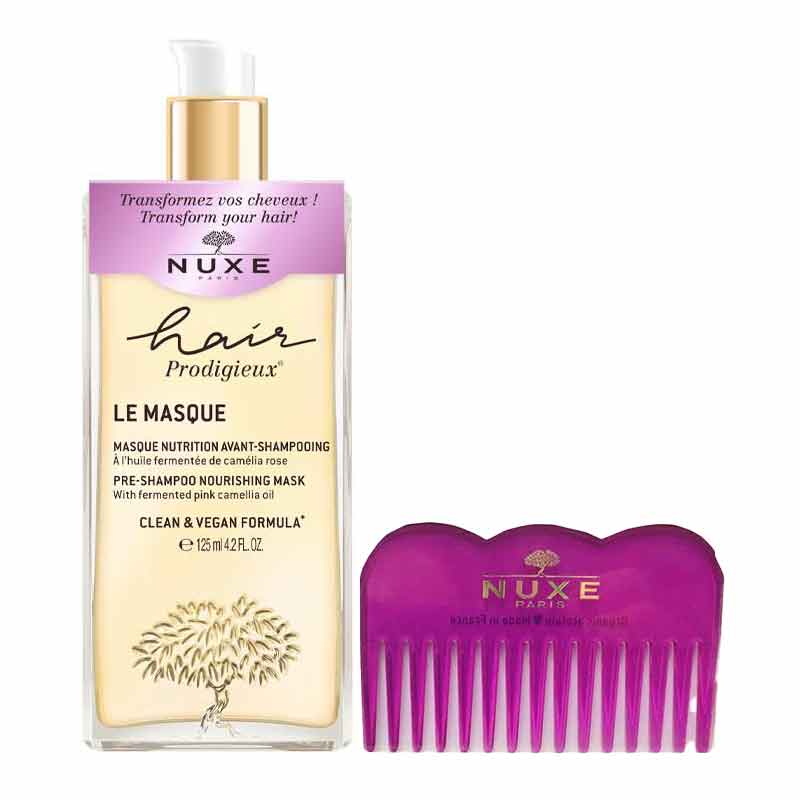 NUXE Hair Prodigieux Pre-Shampoo Nourishing Mask With FREE NUXE Comb