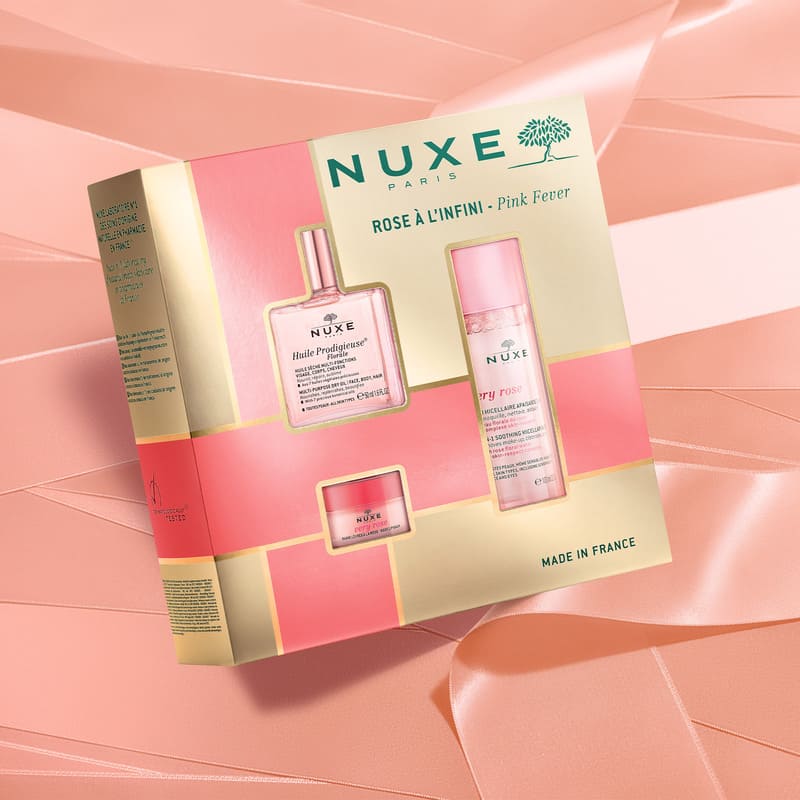 Nuxe pink fever gift set, cleanser