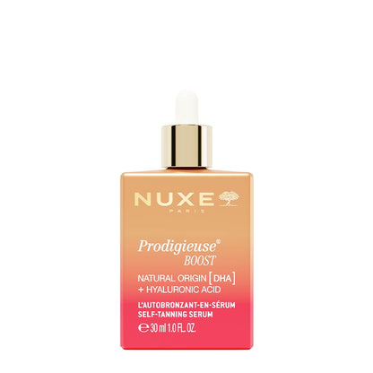 NUXE Prodigieuse Boost Self-Tanning Serum 30ml, Hyaluronic Acid face tanning serum