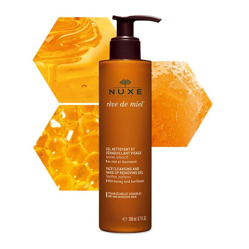 NUXE Reve de Miel Make-Up Removing Gel | make up cleanser