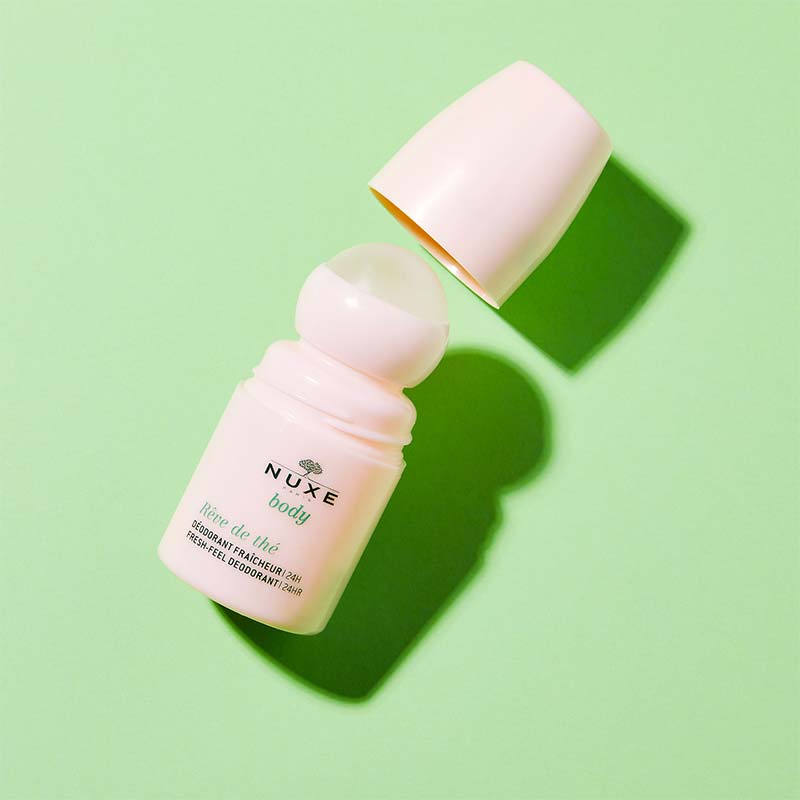 NUXE RÊVE DE THÉ Fresh-Feel deodorant 24HR | vegan roll on deoderant