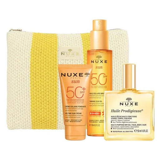 NUXE Summer Essentials Set With Beach Pouch