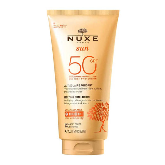 NUXE Sun Melting Lotion SPF 50 | sun lotion| sun cream | NUXE | spf 50 | hydrating sun lotion | smoothing sun cream