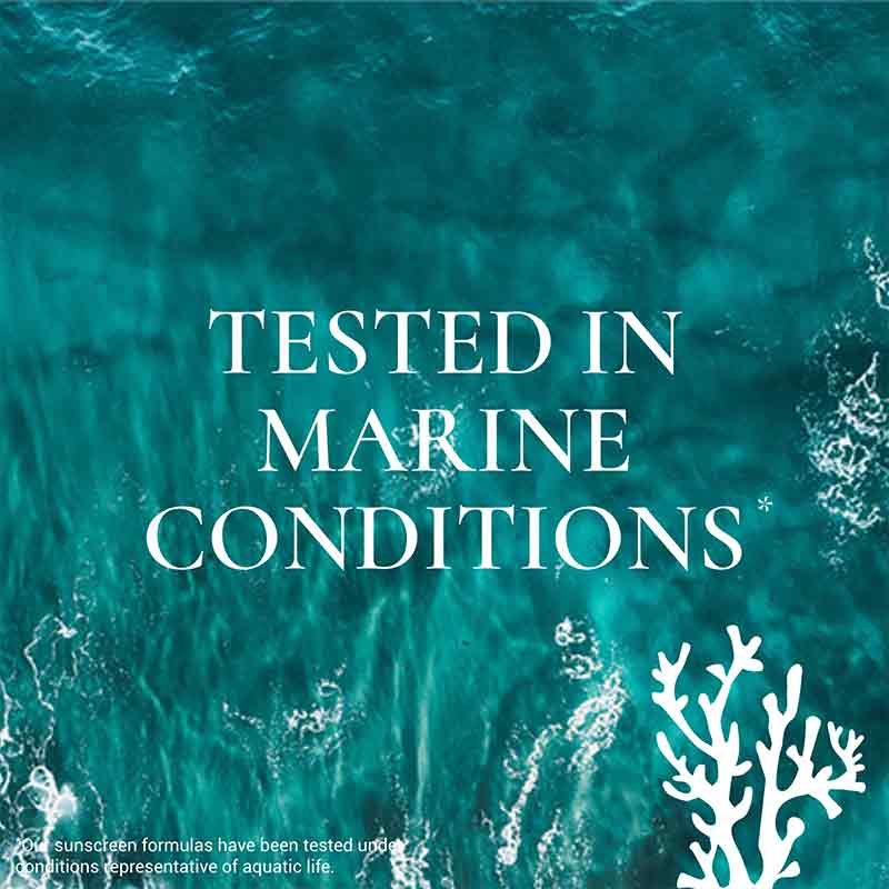 NUXE Sun Oil Gold Shimmery High Protection SPF 50 Marine Test, SPF that is safe for aquatic life 