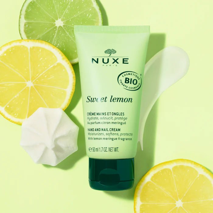 NUXE | Sweet Lemon | Hand & Nail Cream | organic | vegan | moisturizing | lemon fragrance | soft 