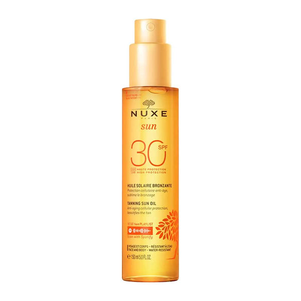 NUXE SUN Tanning Oil for Face & Body SPF 30 | sun cream | sun lotion | spf 30