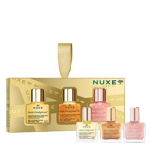 NUXE The 3 Prodigieux Gift Set, nuxe dry oil