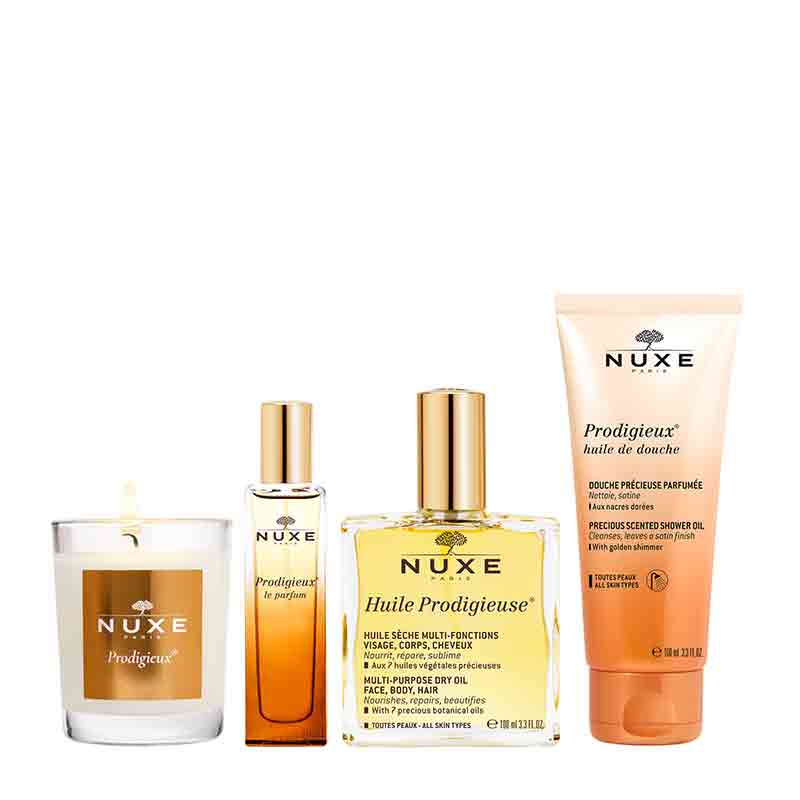 NUXE The Prodigieuse Collection Gift Set christmas skin and body gift set 