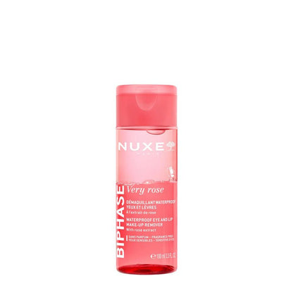NUXE Very Rose Waterproof Eye & Lip Makeup Remover Biphase 100ml