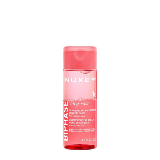 NUXE Very Rose Waterproof Eye & Lip Makeup Remover Biphase 100ml