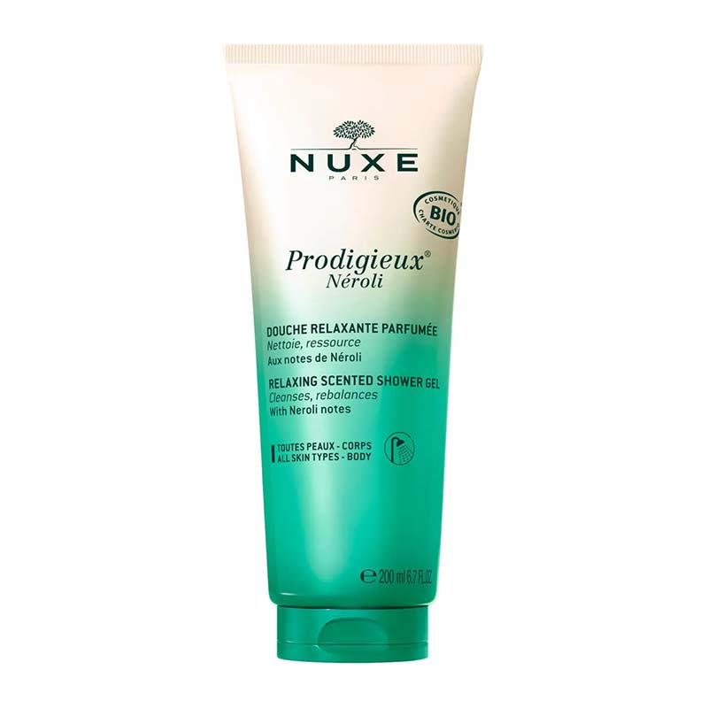 NUXE Prodigieux Neroli Relaxing Scented Shower Gel | shower gel | body wash | NUXE | scented shower gel | relaxing shower gel 