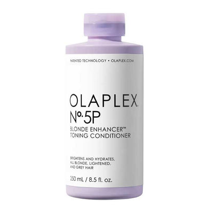 Olaplex No.5P Blonde Enhancer Toning Conditioner | targets yellow tones | neutralizes | brighter and more even-toned appearance | locks in pigment | smoothens