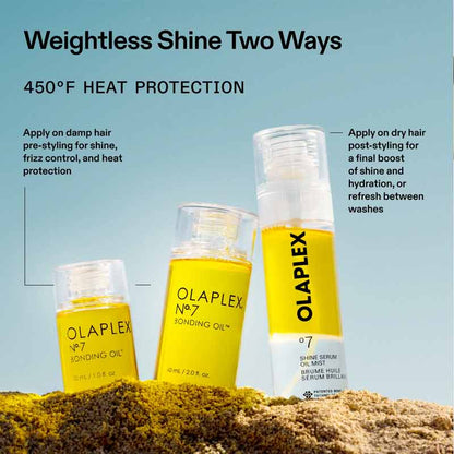 How to use the Olaplex No 7 Shine Serum Mist