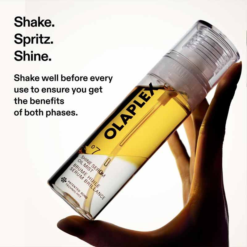 How to use the Olaplex No 7 Shine Serum Mist