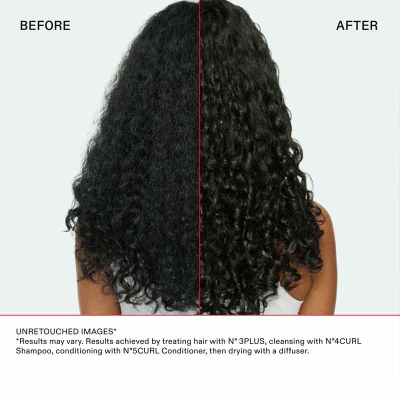 Olaplex No.4 Curl Bond Shaper Hydrating Curl Shampoo Before & after