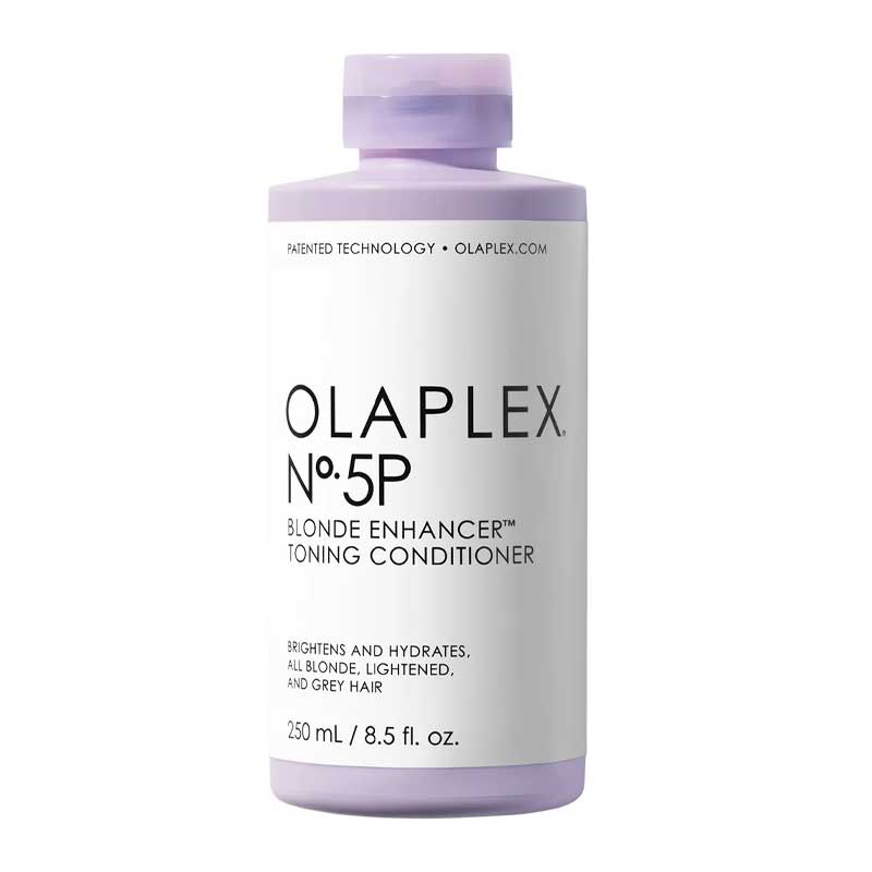 Olaplex No.5P Blonde Enhancer Toning Conditioner | targets yellow tones | neutralizes | brighter and more even-toned appearance | locks in pigment | smoothens