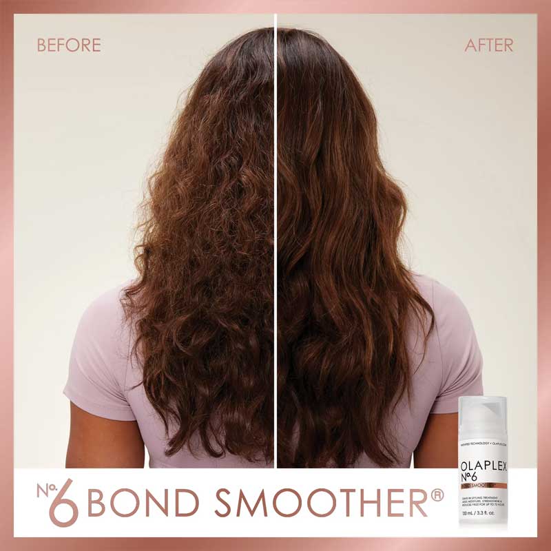 Olaplex No.6 Bond Smoother | Revolutionary Styling Product | Highly Concentrated Leave-In Smoothing Crème | Patented Olaplex Bond-Building Technology | Repairs, Strengthens, Adds Moisture | Salon-Style Smooth Hair