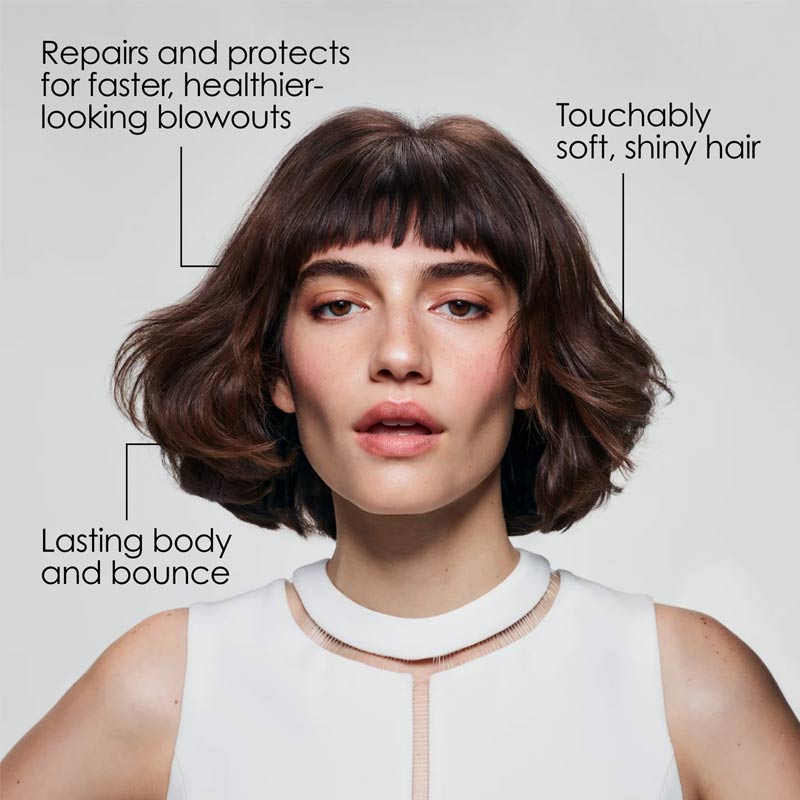 Olaplex Volumizing Blow Dry Mist | touchable hair with blow dry spray