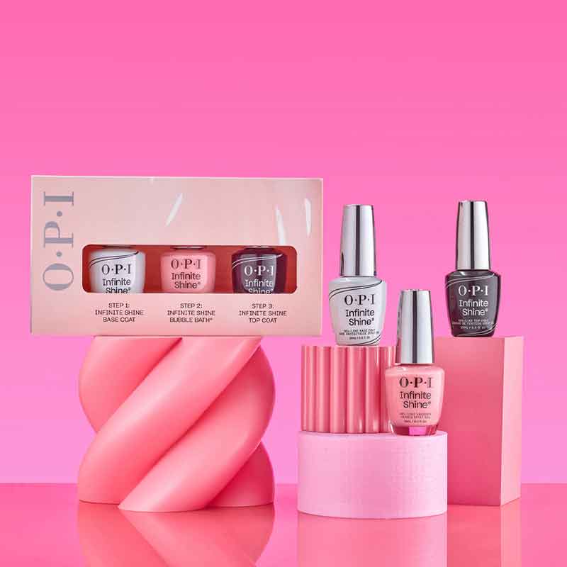 OPI Infinite Shine Pink Trio Gift Set, christmas gift sets, nail care
