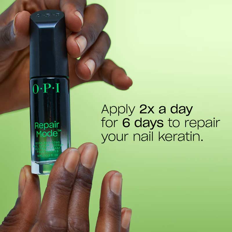OPI Repair Mode Bond Building Nail Serum | repair | nail keratin | easy | quick | 1 week | days | healthy | envious | smooth | strong 