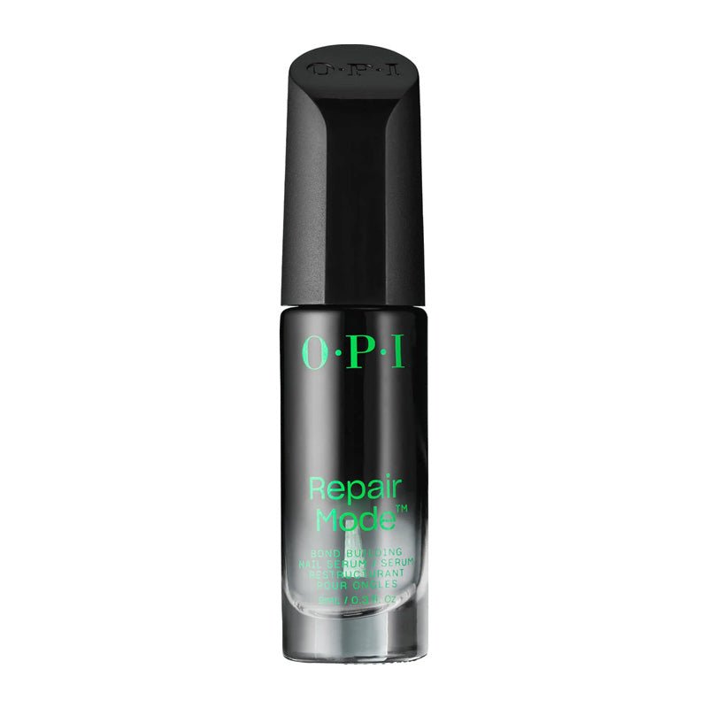 OPI Repair Mode Bond Building Nail Serum | fast-acting nail serum | patented Ulti-Plex Technology | kind | penetrates the nail | build new bonds | repairing nail keratin by 99%* | Result | smoother | stronger | nails | resistant | breakage | Repair 