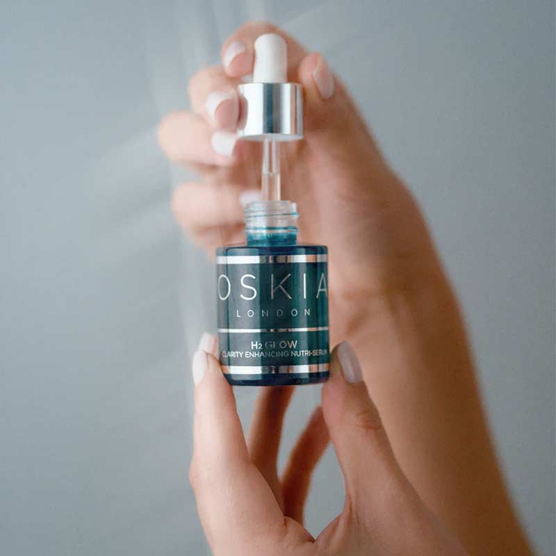 Oskia London H2 Glow Clarity Enhancing Nutri-Serum | Hydrating Serum | Snow Algae | 