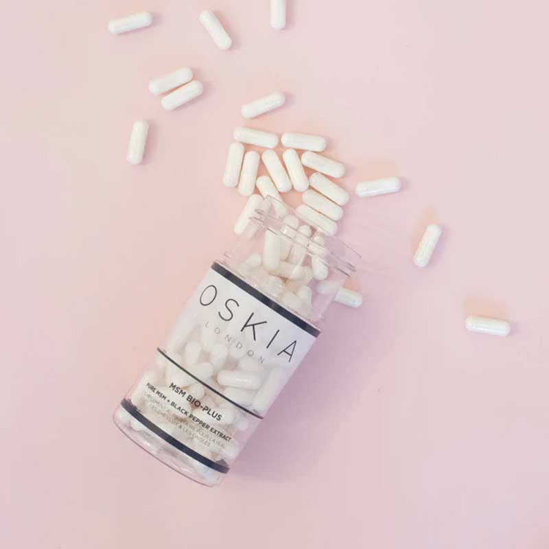 Oskia London | MSM Bio-Plus Supplements | Pure MSM | Eczema | Rosacea