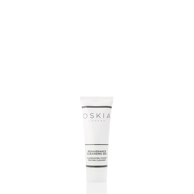 Oskia London | Renaissance Cleansing Gel Illuminating Vitamin Facial Cleanser | Travel Size | Gel Cleanser | Oil Cleanser