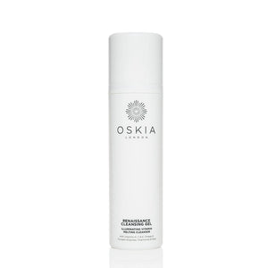Oskia London | Renaissance Cleansing Gel Illuminating Vitamin Facial Cleanser | Gel to Oil Cleanser |  Brightening Cleanser 