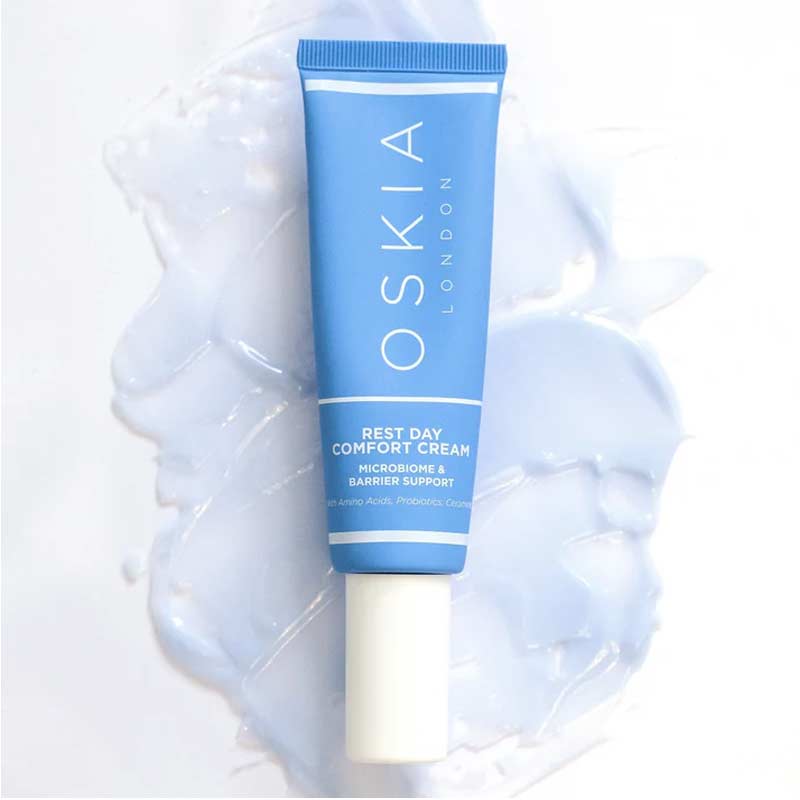 Oskia London | Rest Day Comfort Cream Microbiome & Barrier Support | Facial Moisturiser | Barrier Repair | Skin Repair