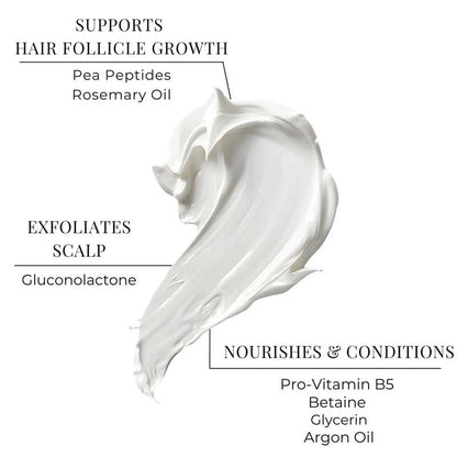 OSKIA Super Mane Rosemary & Pea Peptide Hair & Scalp Mask Key Ingredients