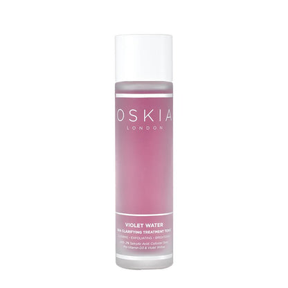 Oskia London | Violet Water BHA Clarifying Treatment Tonic | Facial Toner | BHA Toner | Salicylic Acid | Clarifying Treatment