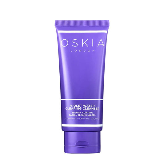 Oskia London | Violet Water Clearing Cleanser Blemish Control Facial Cleansing Gel | Salicylic Acid Cleanser | Clarifying | Purifying