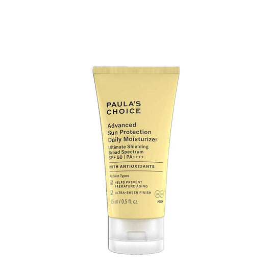 Paula's Choice Advanced Sun Protection Daily Moisturizer SPF 50+ Travel Size | sunscreen | sun cream | high protection | spf 30 | spf 50