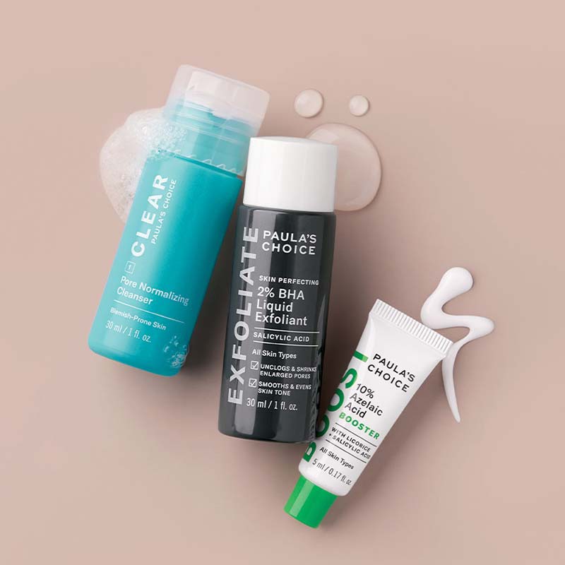 Paula's Choice Breakout Fighting Bestsellers Trial Kit | fight breakouts and blackheads